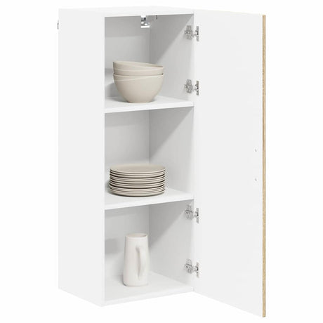 Vidaxl wandkast lucca sonoma eiken 40 x 31 x 100 cm bewerkt hout