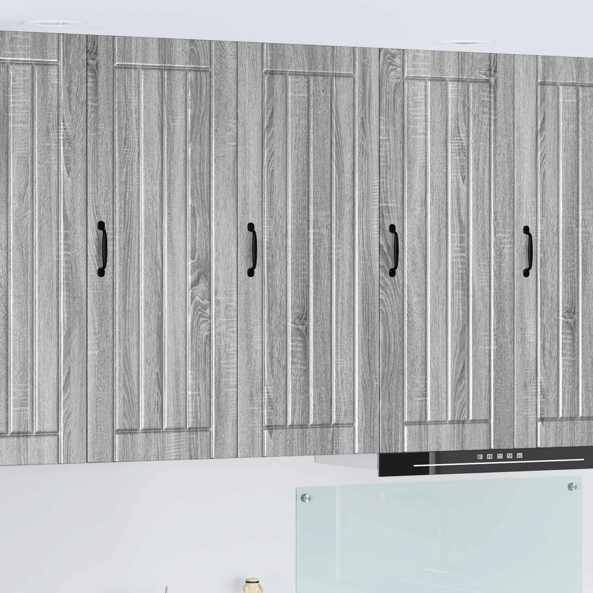 Vidaxl wandkast lucca grijs sonoma 40 x 31 x 100 cm bewerkt hout