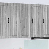 Vidaxl wandkast lucca grijs sonoma 40 x 31 x 100 cm bewerkt hout