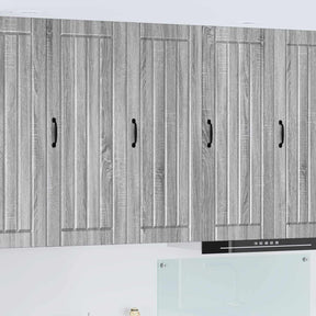 Vidaxl wandkast lucca grijs sonoma 40 x 31 x 100 cm bewerkt hout