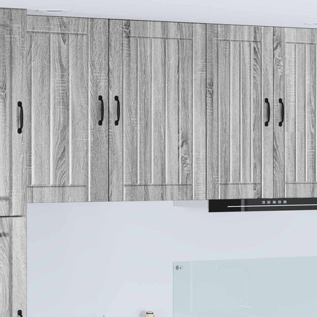 Vidaxl wandkast lucca grijs sonoma 50 x 31 x 100 cm bewerkt hout