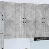 Vidaxl wandkast lucca betongrijs 60 x 31 x 100 cm bewerkt hout