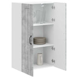 Vidaxl wandkast lucca betongrijs 60 x 31 x 100 cm bewerkt hout