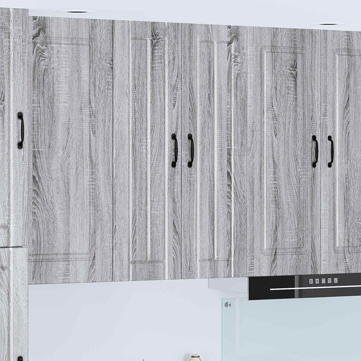 Vidaxl wandkast lucca grijs sonoma 60 x 31 x 100 cm bewerkt hout