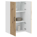 Vidaxl wandkast lucca artisanaal eiken 60 x 31 x 100 cm bewerkt hout