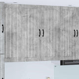 Vidaxl wandkast lucca betongrijs 80 x 31 x 100 cm bewerkt hout