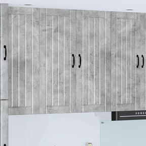 Vidaxl wandkast lucca betongrijs 80 x 31 x 100 cm bewerkt hout