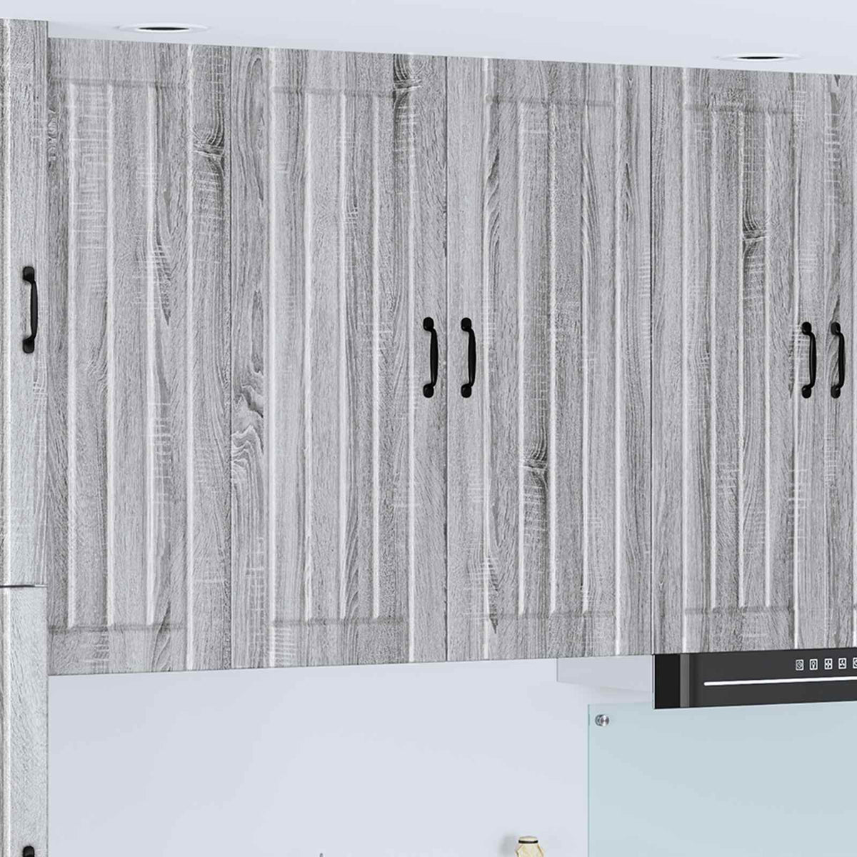 Vidaxl wandkast lucca grijs sonoma 80 x 31 x 100 cm bewerkt hout