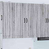 Vidaxl wandkast lucca grijs sonoma 80 x 31 x 100 cm bewerkt hout