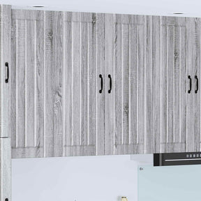 Vidaxl wandkast lucca grijs sonoma 80 x 31 x 100 cm bewerkt hout