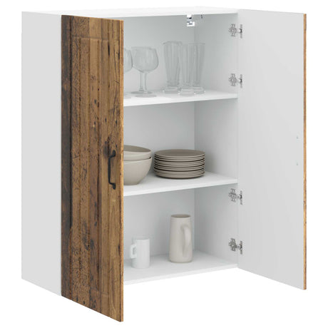 Vidaxl wandkast lucca oud hout 80 x 31 x 100 cm bewerkt hout