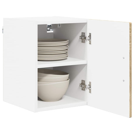Vidaxl wandkast porto sonoma eiken 30 x 31 x 40 cm bewerkt hout