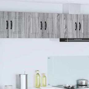 Vidaxl wandkast porto 2 st grijs sonoma bewerkt hout