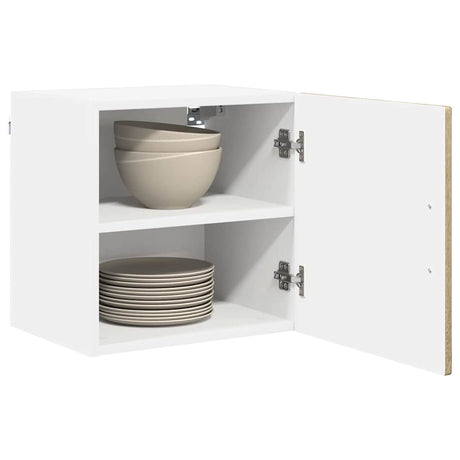 Vidaxl wandkast porto 2 st sonoma eiken bewerkt hout