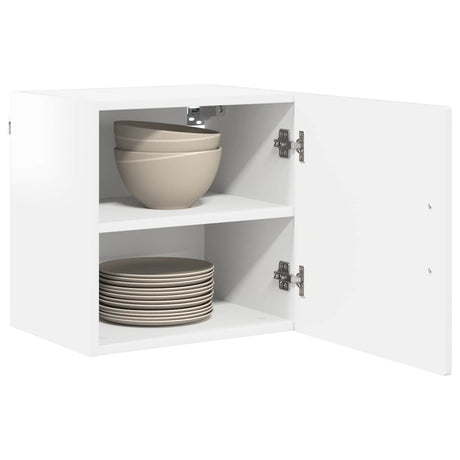Vidaxl wandkast porto hoogglans wit 40 x 31 x 40 cm bewerkt hout