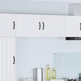 Vidaxl wandkast porto 2 st wit bewerkt hout