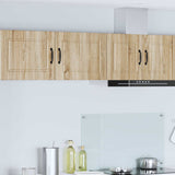 Vidaxl wandkast porto 2 st sonoma eiken bewerkt hout