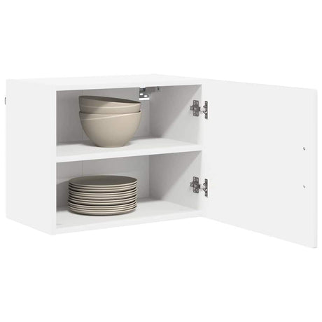 Vidaxl wandkast porto hoogglans wit 50 x 31 x 40 cm bewerkt hout