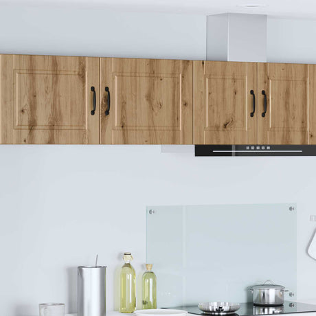 Vidaxl wandkast porto 2 st artisan eiken bewerkt hout