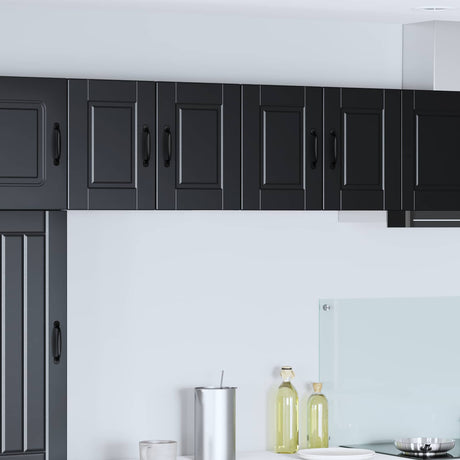 Vidaxl wandkast porto zwart 60 x 31 x 40 cm bewerkt hout