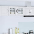 Vidaxl wandglas cabinet porto hoogglans wit 80 x 31 x 40 cm