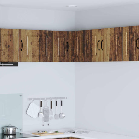 Vidaxl wandhoekkast porto oudhout 57 x 57 x 40 cm bewerkt hout