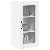 Vidaxl wandglas cabinet porto wit 40 x 31 x 80 cm bewerkt hout