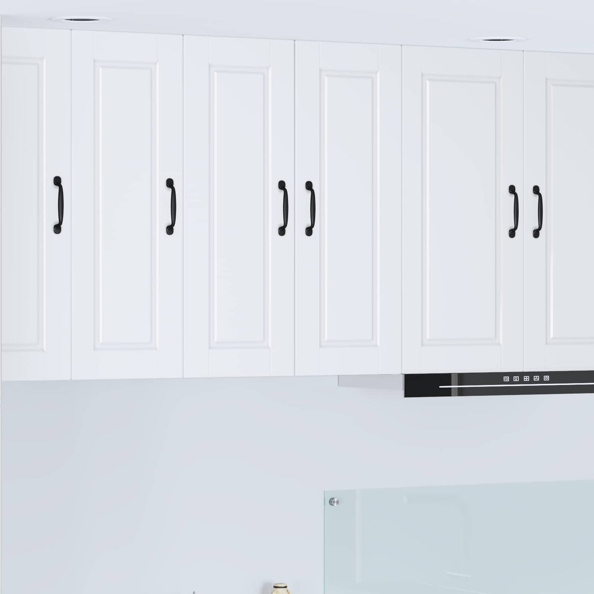 Vidaxl wandkast porto wit 30 x 31 x 80 cm bewerkt hout