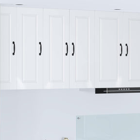 Vidaxl wandkast porto hoogglans wit 30 x 31 x 80 cm bewerkt hout