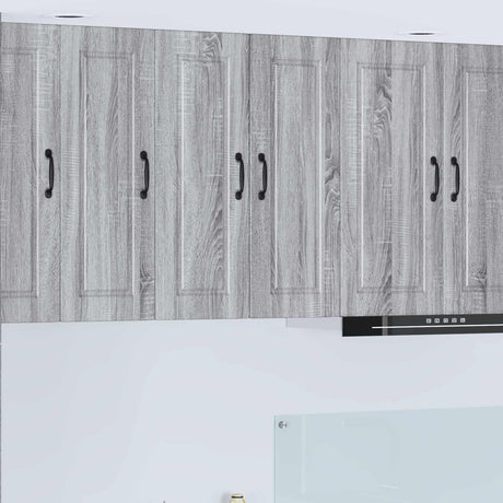 Vidaxl wandkast porto grijs sonoma 30 x 31 x 80 cm bewerkt hout