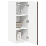 Vidaxl wandkast porto bruin eiken 30 x 31 x 80 cm bewerkt hout