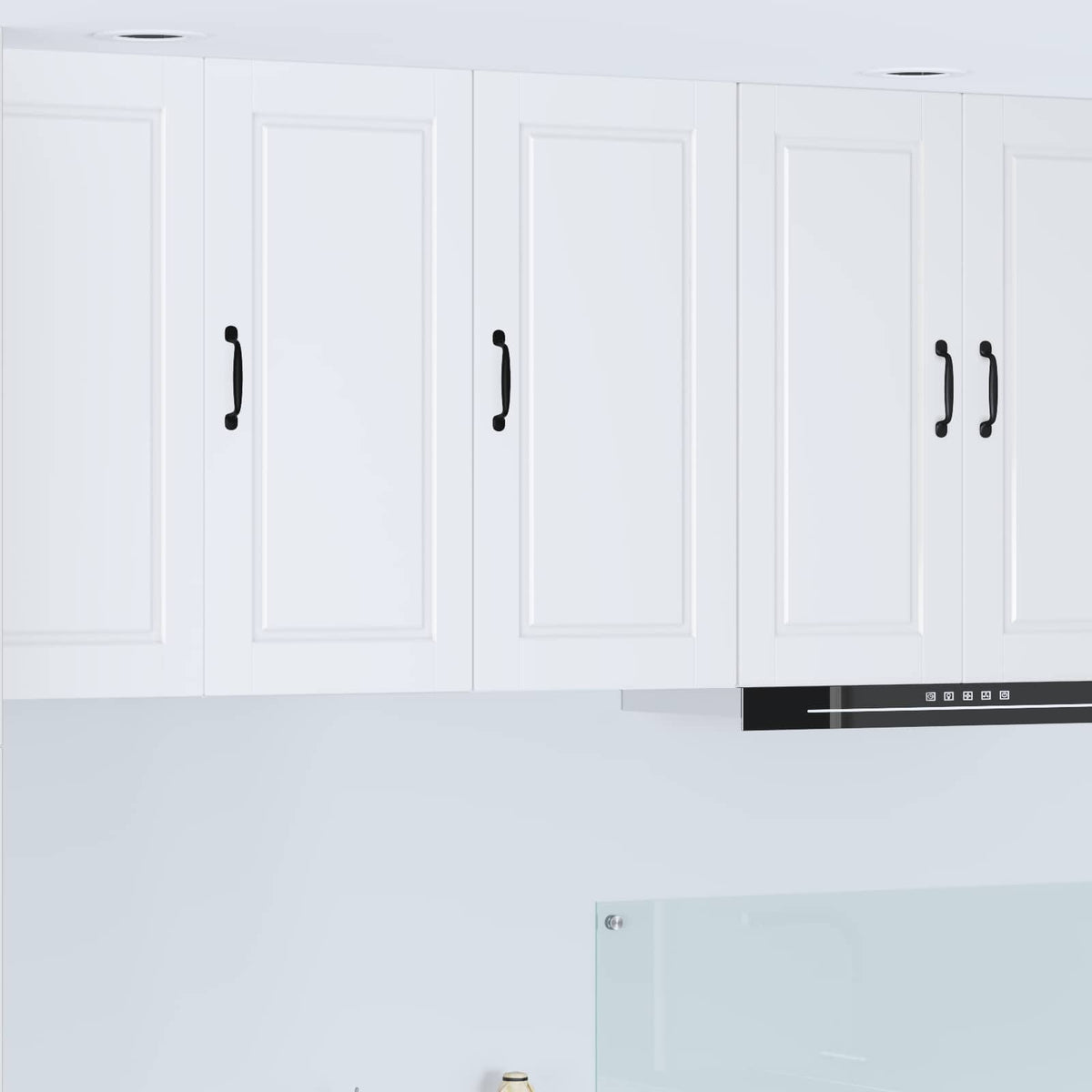 Vidaxl wandkast porto wit 40 x 31 x 80 cm bewerkt hout