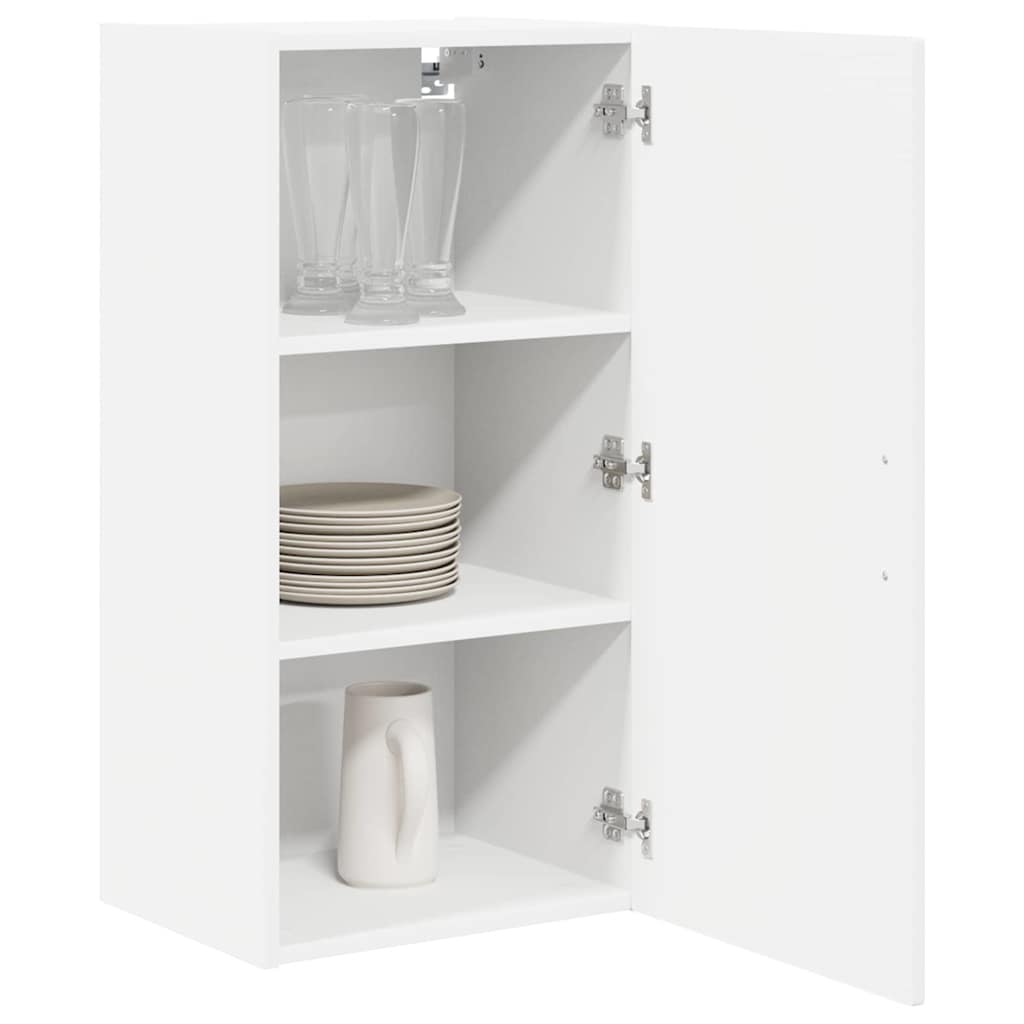 Vidaxl wandkast porto wit 40 x 31 x 80 cm bewerkt hout