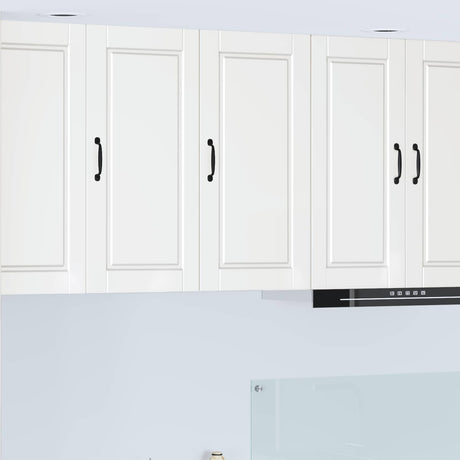 Vidaxl wandkast porto hoogglans wit 40 x 31 x 80 cm bewerkt hout