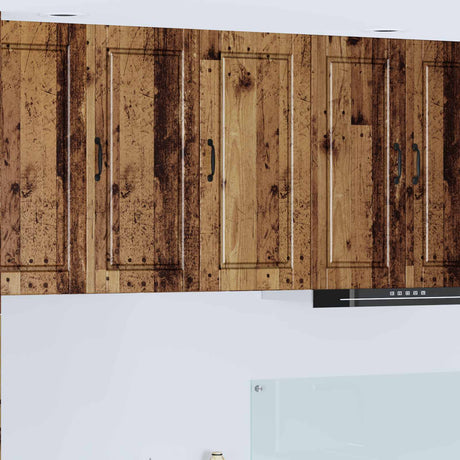 Vidaxl wandkast porto oudhout 40 x 31 x 80 cm bewerkt hout