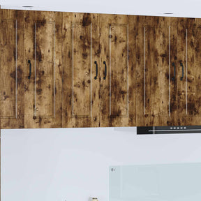 Vidaxl wandkast porto gerookt eiken 60 x 31 x 80 cm bewerkt hout
