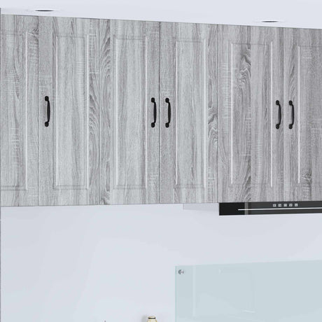 Vidaxl wandkast porto grijs sonoma 60 x 31 x 80 cm bewerkt hout
