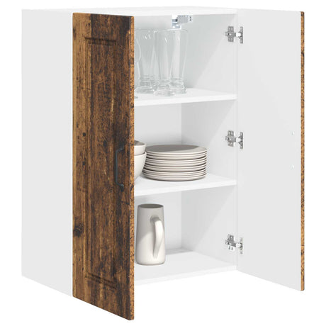 Vidaxl wandkast porto oudhout 60 x 31 x 80 cm bewerkt hout