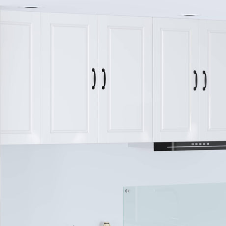 Vidaxl wandkast porto hoogglans wit 80 x 31 x 80 cm bewerkt hout