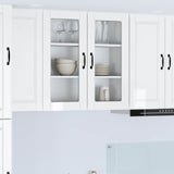 Vidaxl wandglas cabinet porto hoogglans wit 80 x 31 x 80 cm
