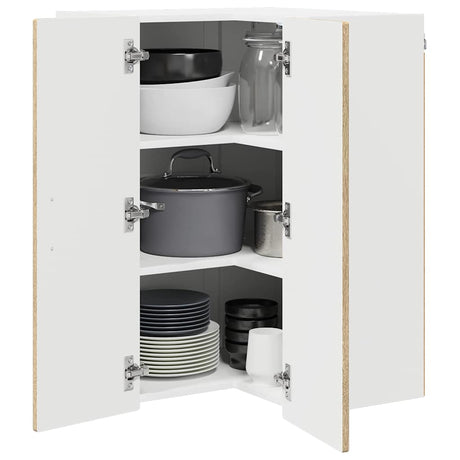 Vidaxl wandhoekkast porto sonoma eiken 57 x 57 x 80 cm bewerkt hout