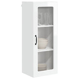 Vidaxl wandglas cabinet porto hoogglans wit 40 x 31 x 100 cm