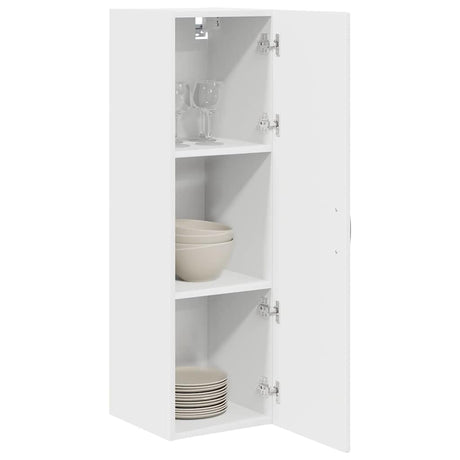 Vidaxl wandkast porto wit 30 x 31 x 100 cm bewerkt hout
