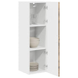 Vidaxl wandkast porto gerookt eiken 30 x 31 x 100 cm bewerkt hout