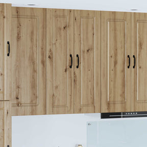 Vidaxl wandkast porto artisan eiken 30 x 31 x 100 cm bewerkt hout