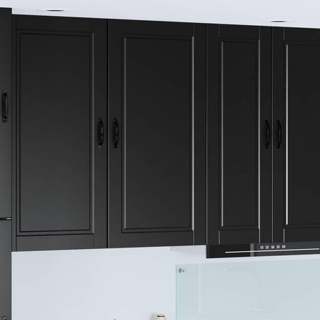 Vidaxl wandkast porto zwart 50 x 31 x 100 cm bewerkt hout
