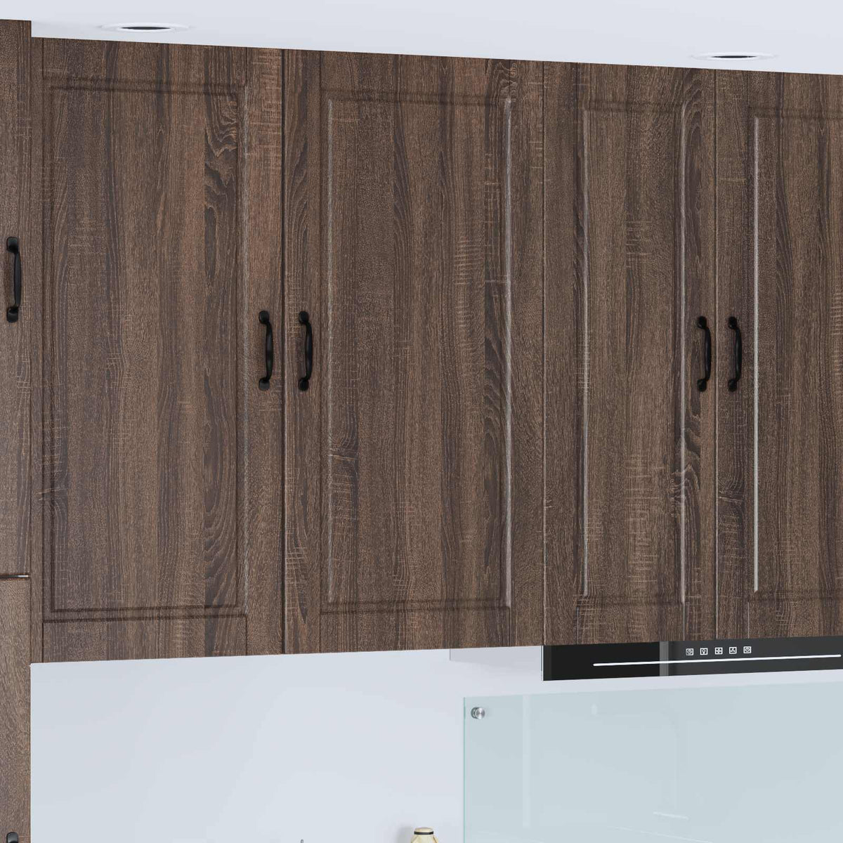 Vidaxl wandkast porto bruin eiken 50 x 31 x 100 cm bewerkt hout