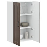 Vidaxl wandkast porto bruin eiken 60 x 31 x 100 cm bewerkt hout