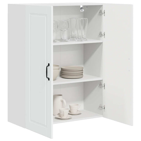 Vidaxl wandkast porto wit 80 x 31 x 100 cm bewerkt hout