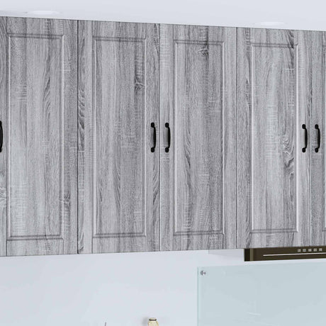 Vidaxl wandkast porto grijs sonoma 80 x 31 x 100 cm bewerkt hout